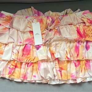 NWT Urban Outfitters Out From Under Cammy Ruffle Trim Micro Skort | Size Large